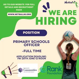 Recruiting! Primary Schools Officer F/T